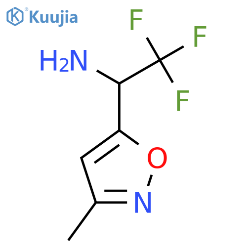 2,2,2-trifluoro-1-(3-methyl-1,2-oxazol-5-yl)ethan-1-amine structure