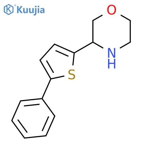 3-(5-Phenylthiophen-2-yl)morpholine structure