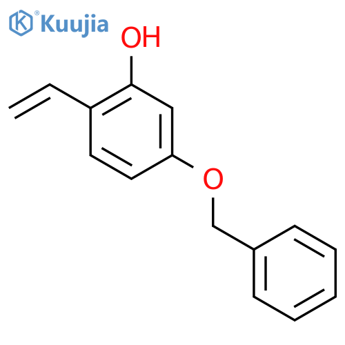 5-(benzyloxy)-2-ethenylphenol structure