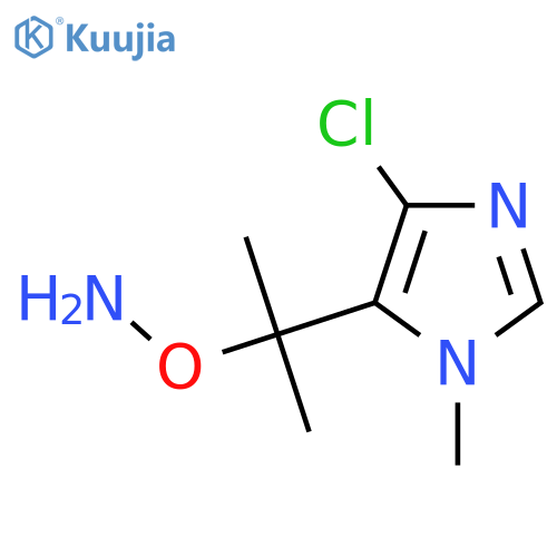 O-2-(4-chloro-1-methyl-1H-imidazol-5-yl)propan-2-ylhydroxylamine structure