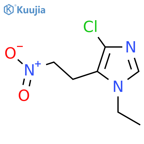 4-chloro-1-ethyl-5-(2-nitroethyl)-1H-imidazole structure