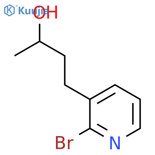 4-(2-bromopyridin-3-yl)butan-2-ol structure