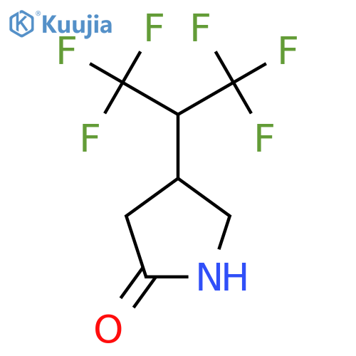 4-(1,1,1,3,3,3-hexafluoropropan-2-yl)pyrrolidin-2-one structure