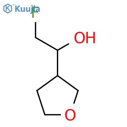 2-fluoro-1-(oxolan-3-yl)ethan-1-ol structure