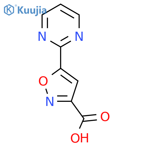 5-(pyrimidin-2-yl)-1,2-oxazole-3-carboxylic acid structure