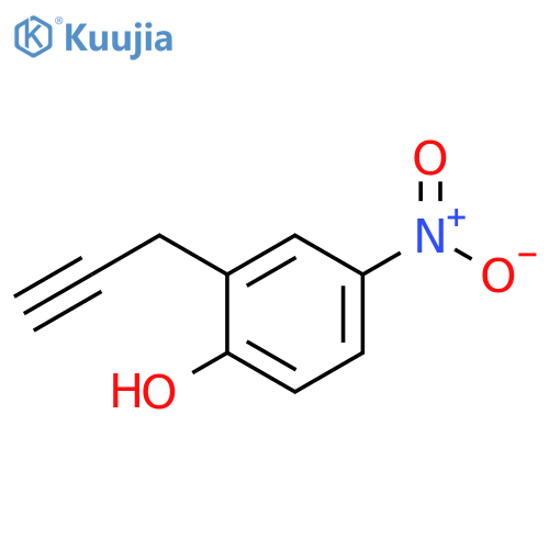 4-nitro-2-(prop-2-yn-1-yl)phenol structure