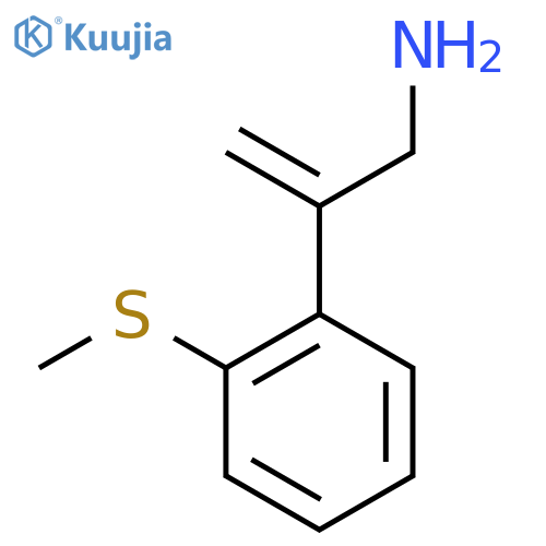 2-2-(methylsulfanyl)phenylprop-2-en-1-amine structure