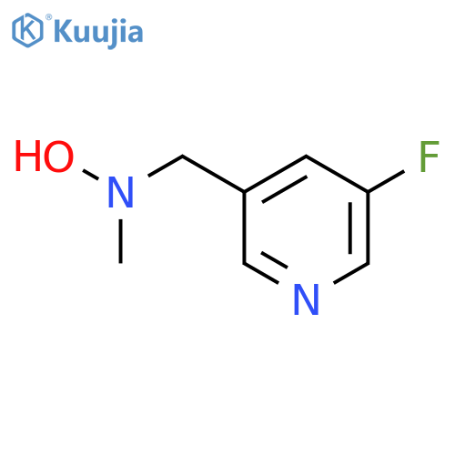 N-(5-fluoropyridin-3-yl)methyl-N-methylhydroxylamine structure