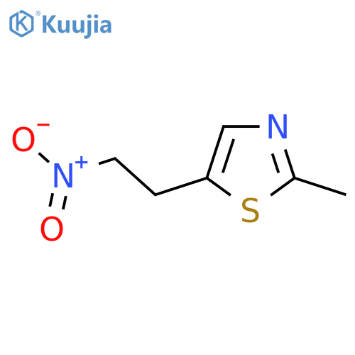 2-methyl-5-(2-nitroethyl)-1,3-thiazole structure