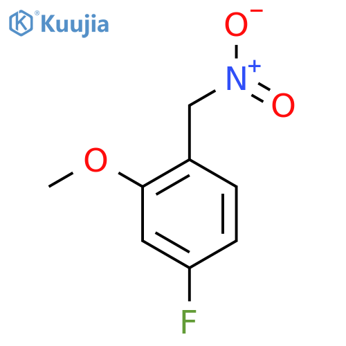 4-fluoro-2-methoxy-1-(nitromethyl)benzene structure