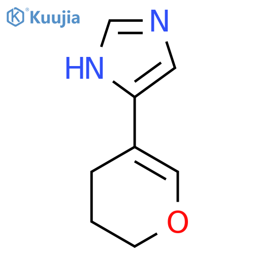 4-(3,4-dihydro-2H-pyran-5-yl)-1H-imidazole structure