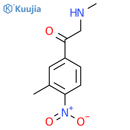 1-(3-methyl-4-nitrophenyl)-2-(methylamino)ethan-1-one structure