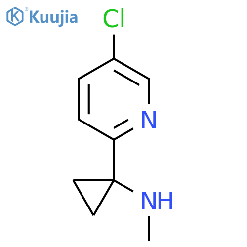 1-(5-chloropyridin-2-yl)-N-methylcyclopropan-1-amine structure