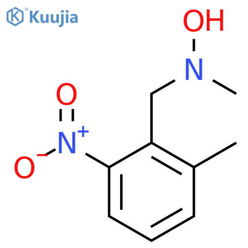 N-methyl-N-(2-methyl-6-nitrophenyl)methylhydroxylamine structure