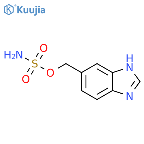 (1H-1,3-benzodiazol-5-yl)methyl sulfamate structure