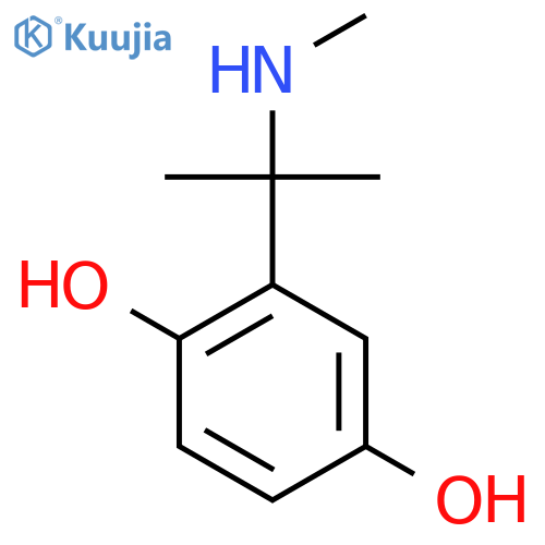 2-2-(methylamino)propan-2-ylbenzene-1,4-diol structure