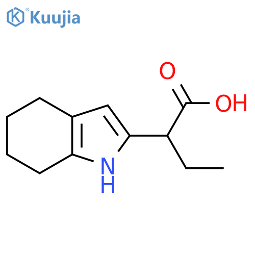 2-(4,5,6,7-tetrahydro-1H-indol-2-yl)butanoic acid structure