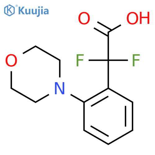 2,2-difluoro-2-2-(morpholin-4-yl)phenylacetic acid structure