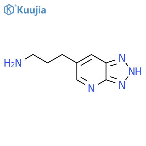 3-{3H-1,2,3triazolo4,5-bpyridin-6-yl}propan-1-amine structure