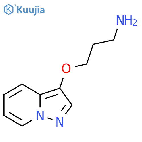 3-{pyrazolo1,5-apyridin-3-yloxy}propan-1-amine structure