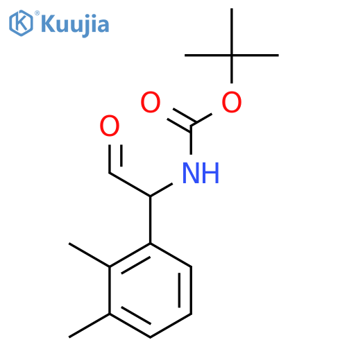 tert-butyl N-1-(2,3-dimethylphenyl)-2-oxoethylcarbamate structure