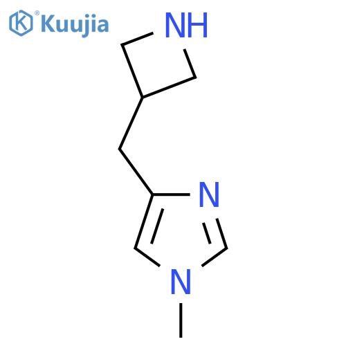 4-[(azetidin-3-yl)methyl]-1-methyl-1H-imidazole structure