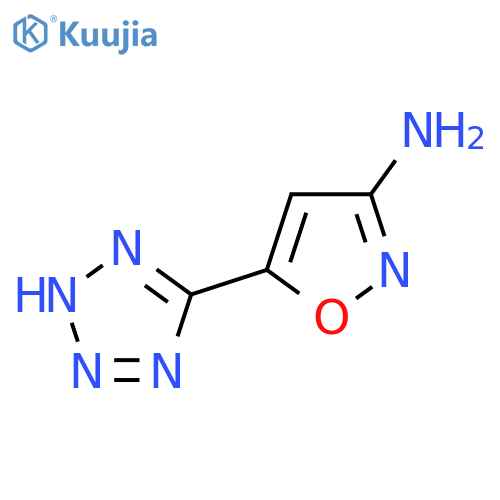5-(1H-1,2,3,4-tetrazol-5-yl)-1,2-oxazol-3-amine structure