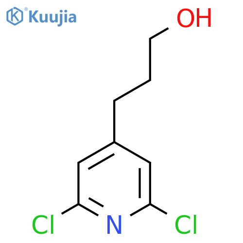 3-(2,6-dichloropyridin-4-yl)propan-1-ol structure
