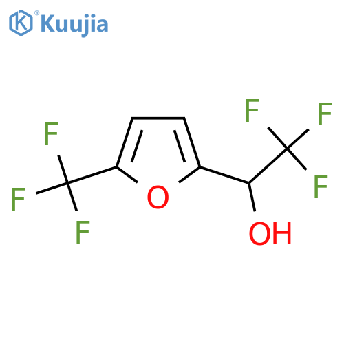 2,2,2-trifluoro-1-5-(trifluoromethyl)furan-2-ylethan-1-ol structure