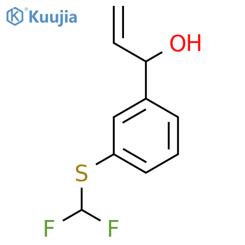 1-{3-(difluoromethyl)sulfanylphenyl}prop-2-en-1-ol structure