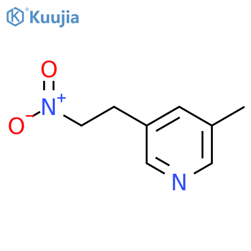 3-methyl-5-(2-nitroethyl)pyridine structure