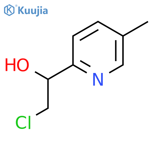 2-chloro-1-(5-methylpyridin-2-yl)ethan-1-ol structure