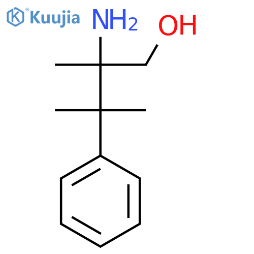 2-amino-2,3-dimethyl-3-phenylbutan-1-ol structure