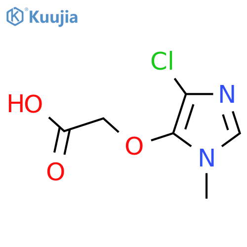 2-(4-chloro-1-methyl-1H-imidazol-5-yl)oxyacetic acid structure