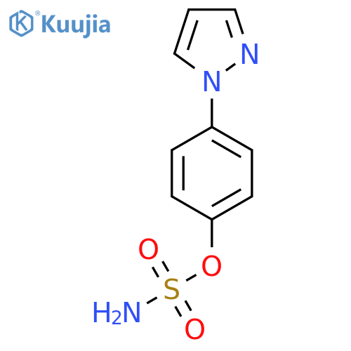 4-(1H-pyrazol-1-yl)phenyl sulfamate structure