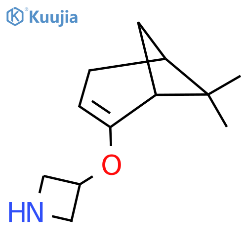 3-({6,6-dimethylbicyclo3.1.1hept-2-en-2-yl}oxy)azetidine structure