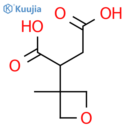 2-(3-methyloxetan-3-yl)butanedioic acid structure