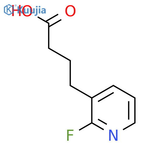 4-(2-Fluoropyridin-3-yl)butanoic acid structure