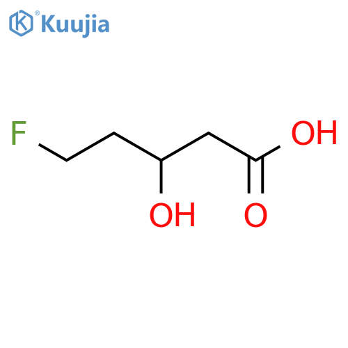 5-fluoro-3-hydroxypentanoic acid structure