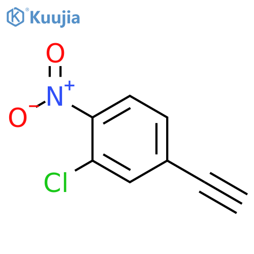 2-chloro-4-ethynyl-1-nitrobenzene structure