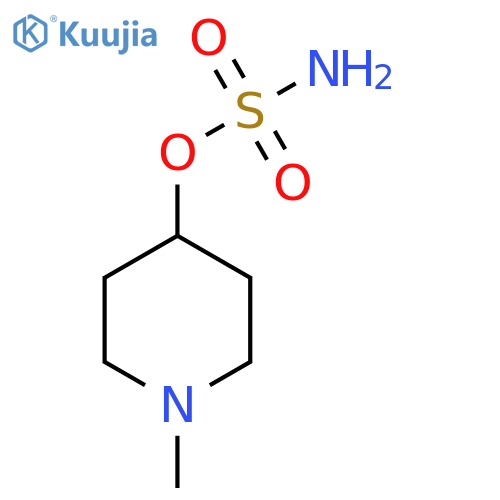 1-methylpiperidin-4-yl sulfamate structure