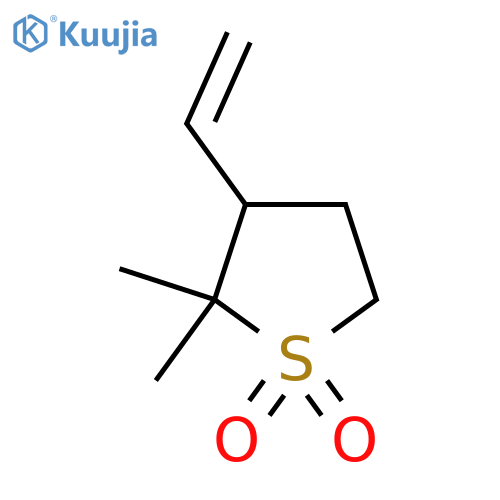 3-ethenyl-2,2-dimethyl-1lambda6-thiolane-1,1-dione structure