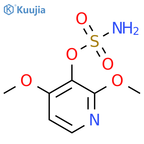 2,4-dimethoxypyridin-3-yl sulfamate structure