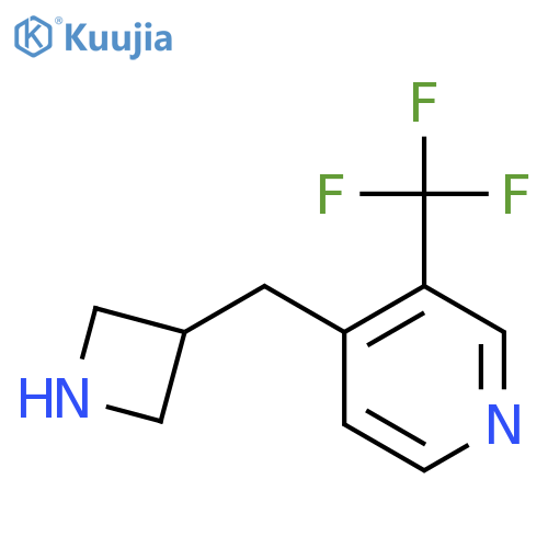 4-(azetidin-3-yl)methyl-3-(trifluoromethyl)pyridine structure