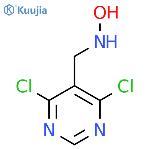 N-(4,6-dichloropyrimidin-5-yl)methylhydroxylamine structure