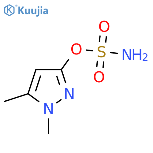 1,5-dimethyl-1H-pyrazol-3-yl sulfamate structure
