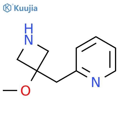 2-(3-methoxyazetidin-3-yl)methylpyridine structure