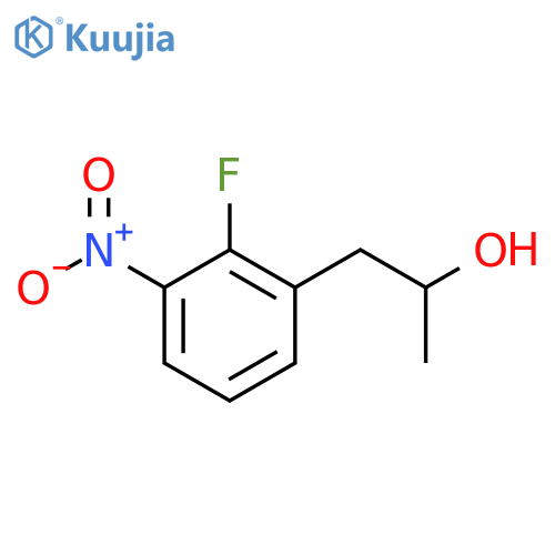 1-(2-fluoro-3-nitrophenyl)propan-2-ol structure