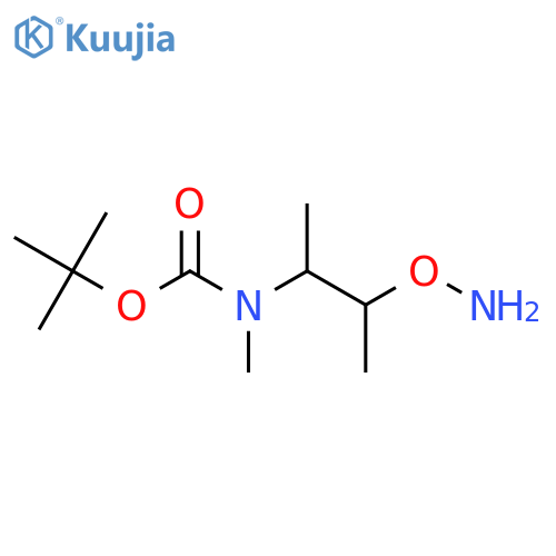 tert-butyl N-3-(aminooxy)butan-2-yl-N-methylcarbamate structure