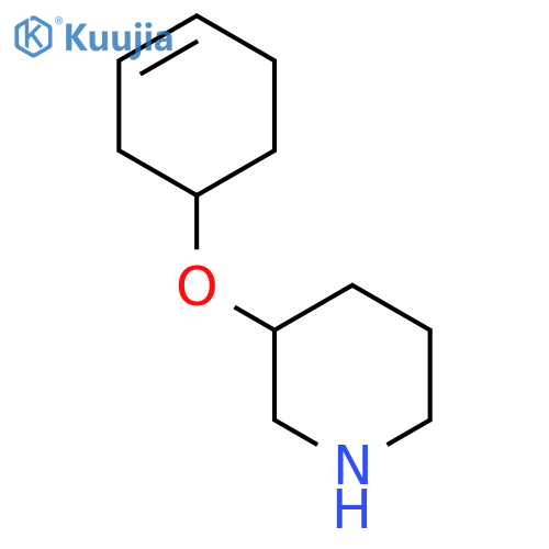 3-(cyclohex-3-en-1-yloxy)piperidine structure